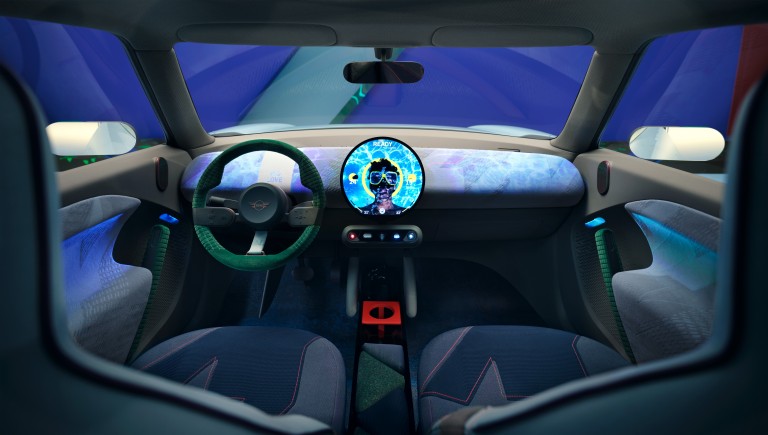 السيارة الاختبارية الجديدة mini concept aceman - أوضاع القيادة - الشخصي