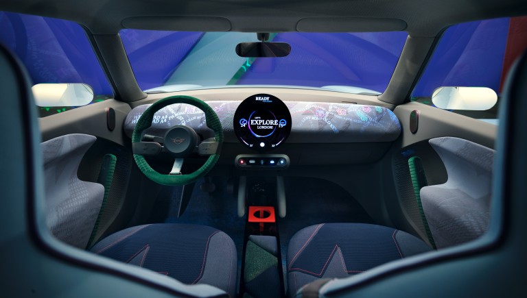 السيارة الاختبارية الجديدة mini concept aceman - أوضاع القيادة - التلقائي