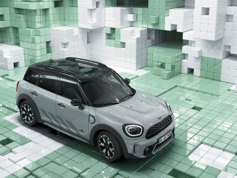 الإصدار الجامح mini countryman untamed - رمادي - منظر أمامي