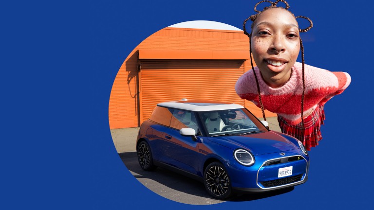 السيارة MINI الكهربائية بالكامل – التصميم الخارجي - صورة ظلية