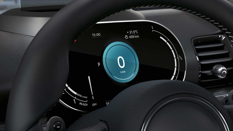 سيارة MINI Clubman - شاشة عدادات مركزية متعددة الوظائف - شاشة عدادات