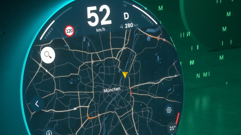 تجربة القيادة الرقمية للسيارة mini countryman - الملاحة