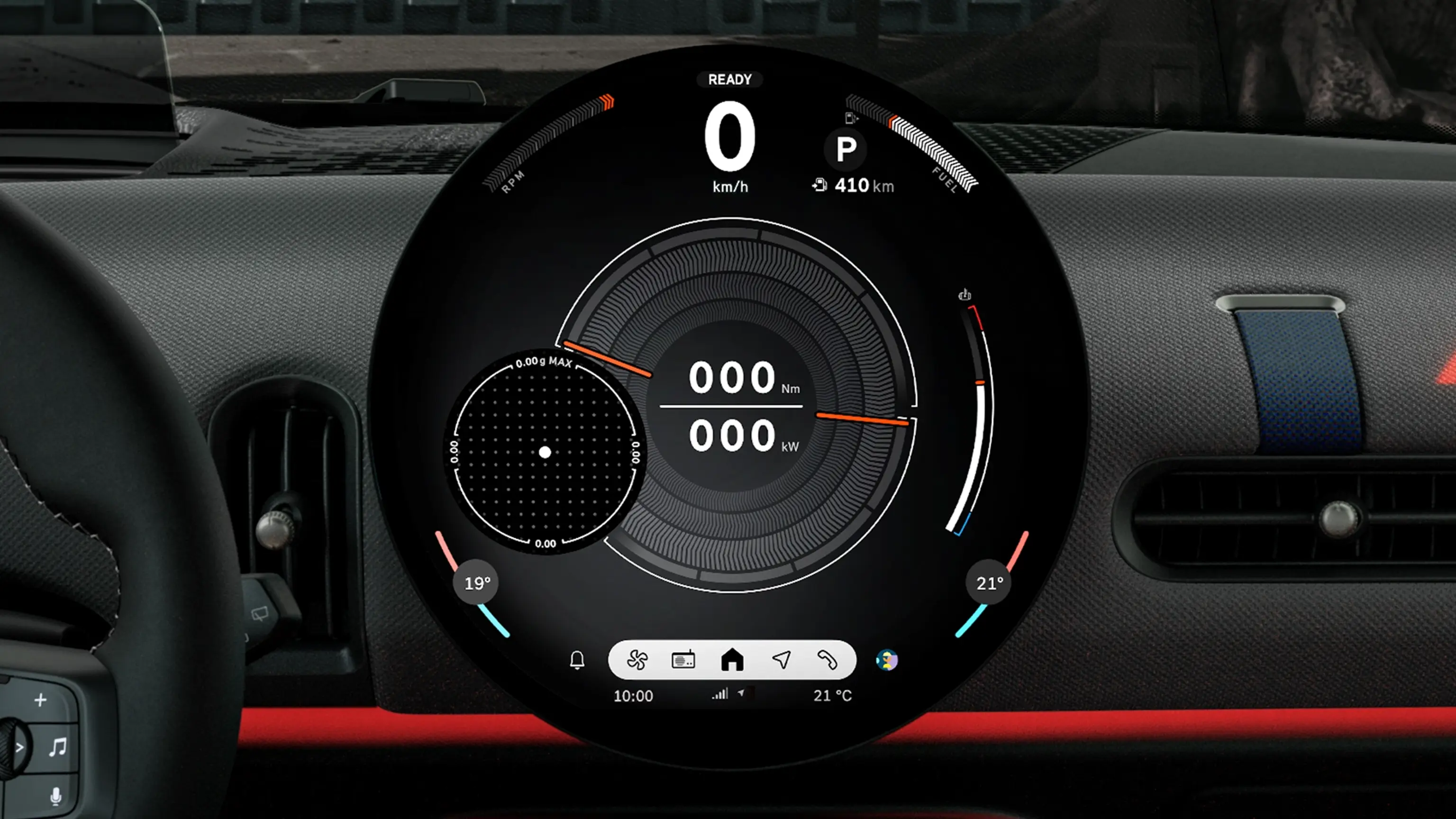 السيارة MINI Cooper Convertible - تجربة القيادة - معرض الأوضاع - وضع قيادة سيارات السباق go-kart