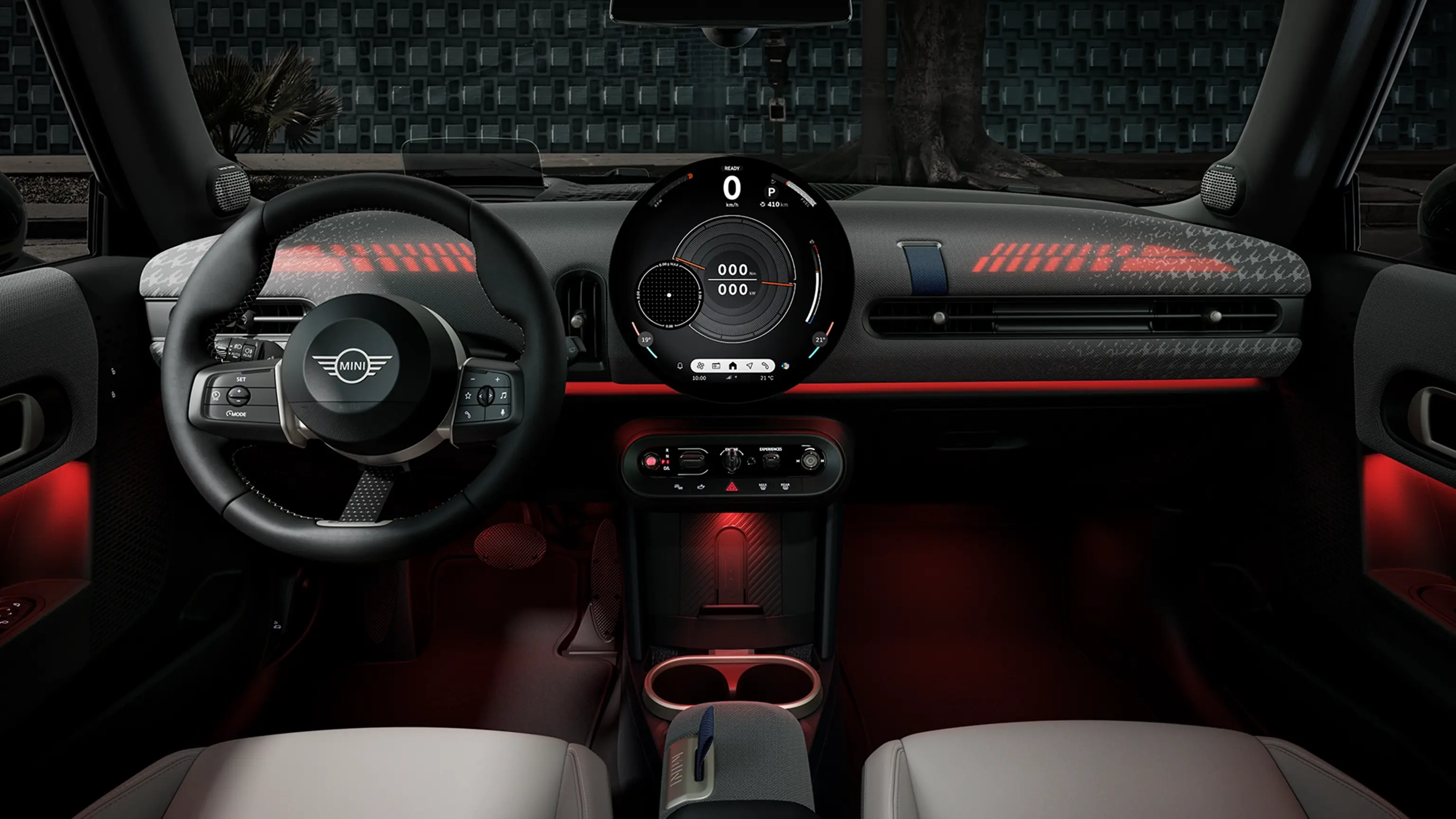 السيارة MINI Cooper Convertible - التصميم الداخلي - معرض أوضاع تجربة القيادة - الوسائط