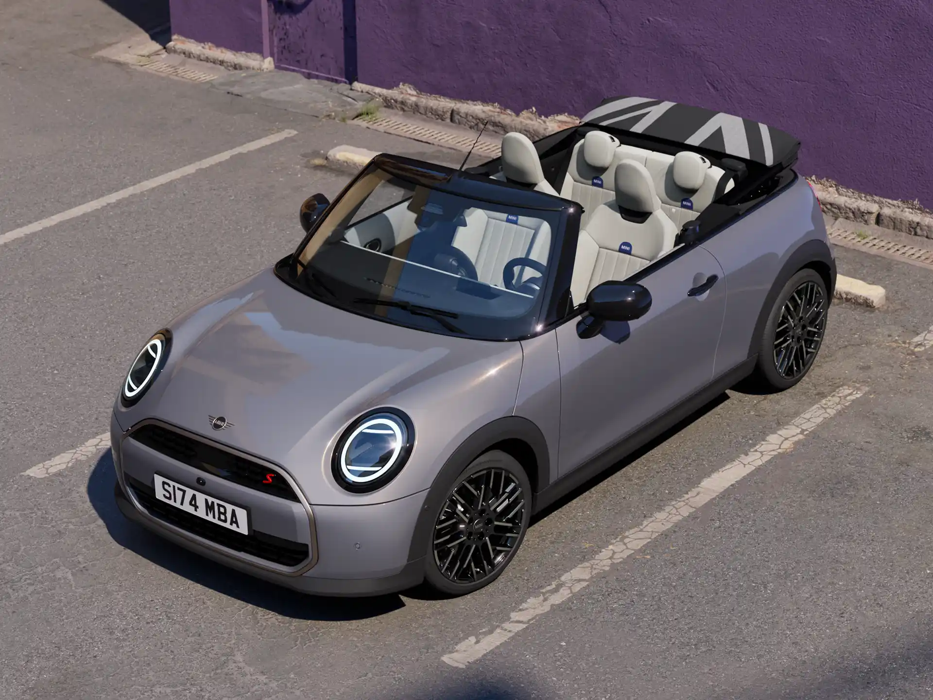 السيارة MINI Cooper Convertible - التصميم الداخلي - مساحة الجلوس