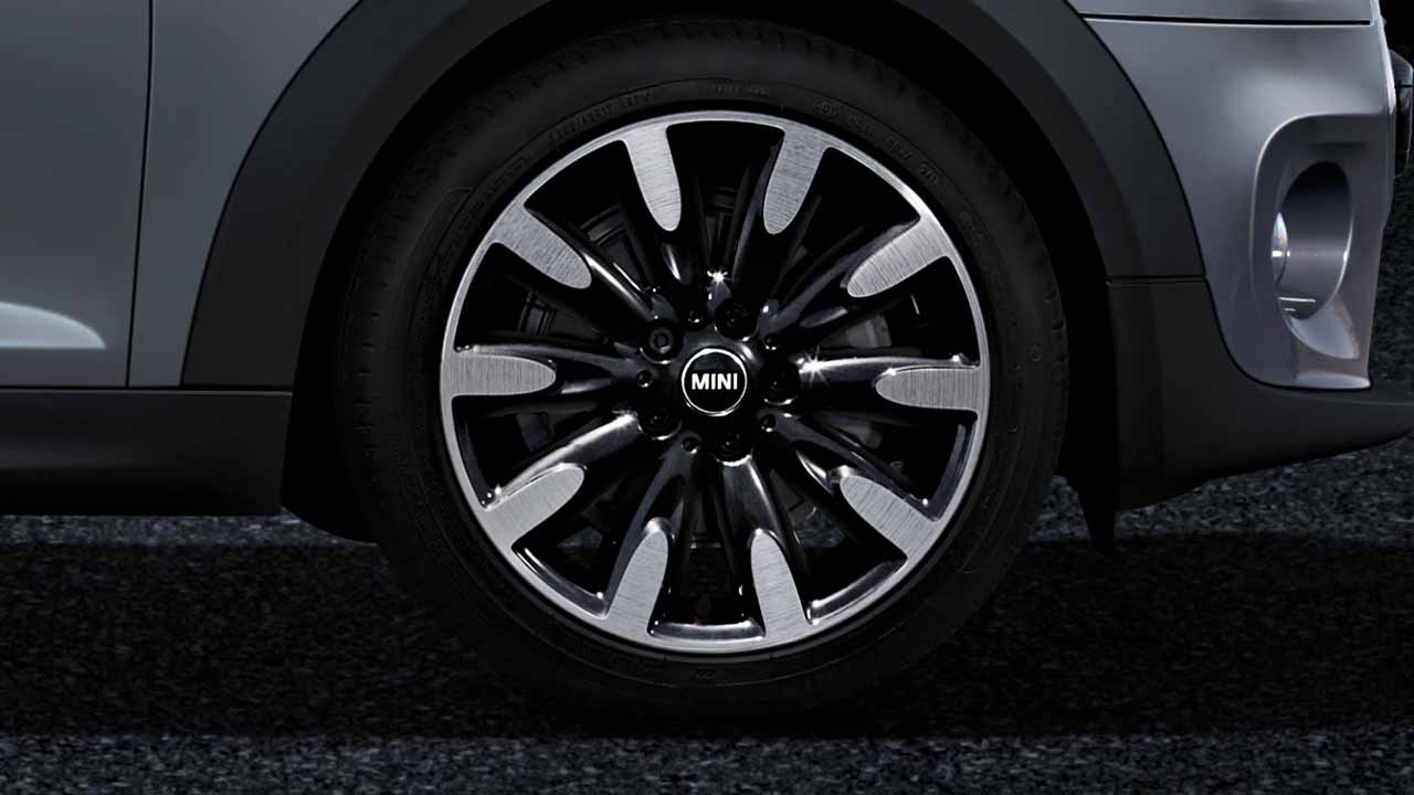 MINI light alloy wheel Roulette Spoke 502 in Jet Black