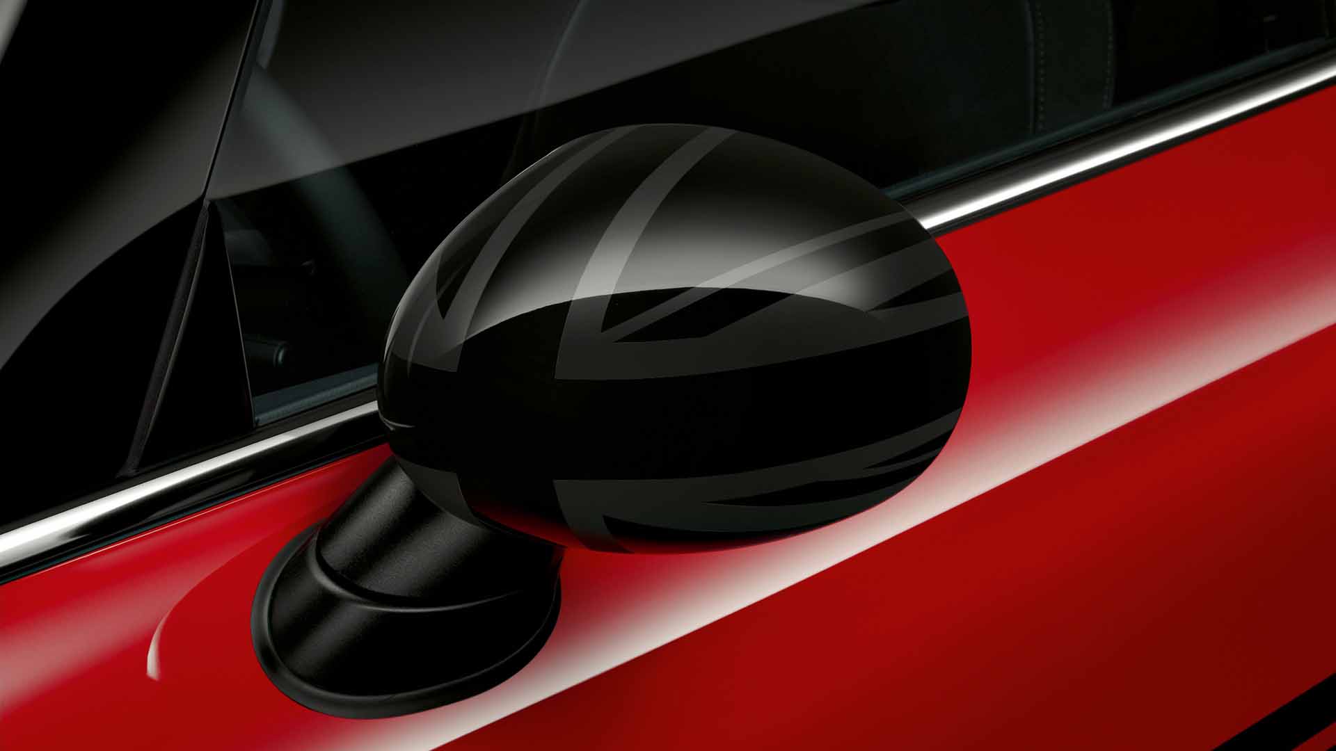 Mini union jack mirror caps new arrivals