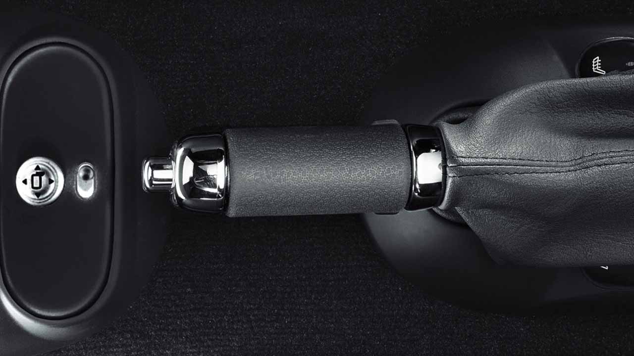 MINI handbrake grip Chrome Line