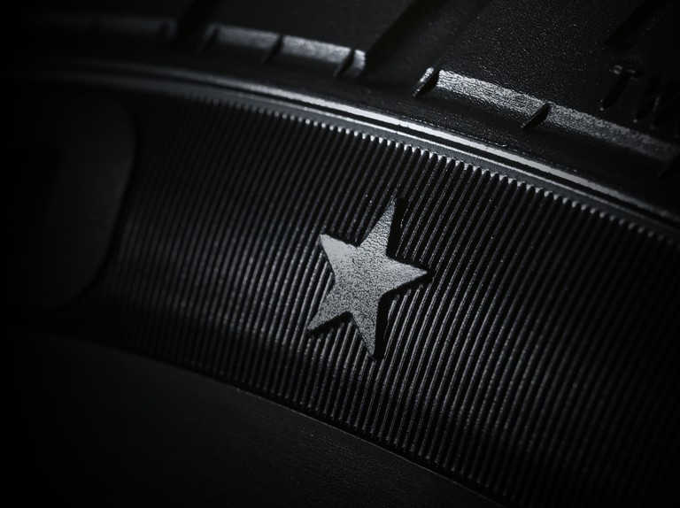 MINI tyre star marking